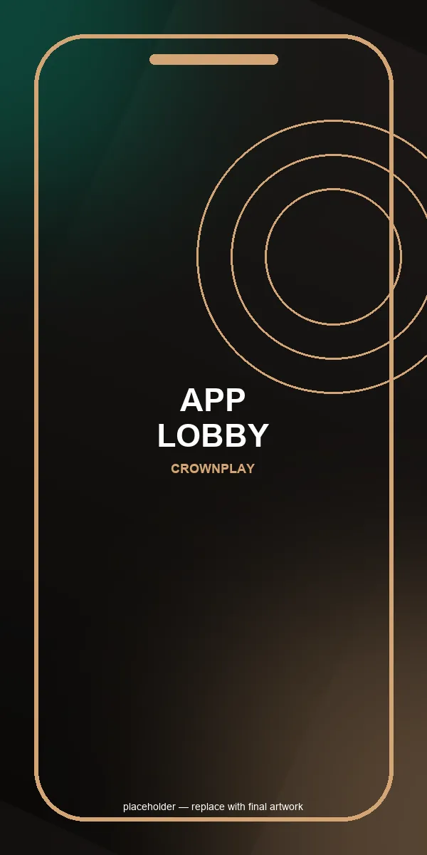 CrownPlay app – game lobby